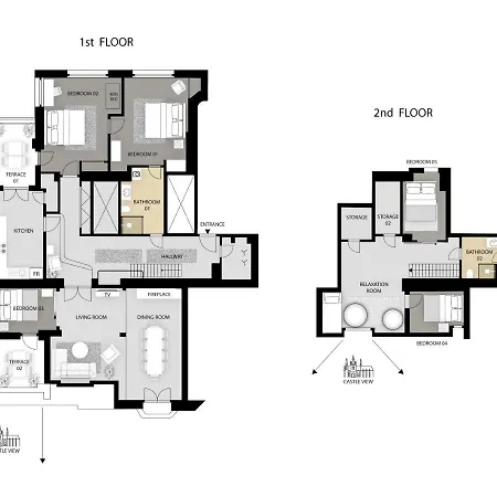 Appartement 5br 2bath Masarykovo Nabrezi *